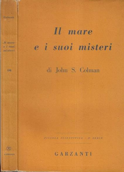 Il mare e i suoi misteri - copertina
