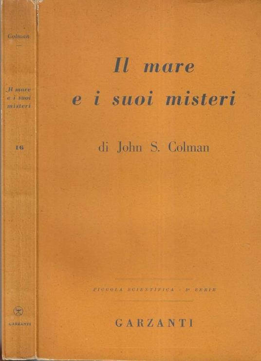 Il mare e i suoi misteri - copertina