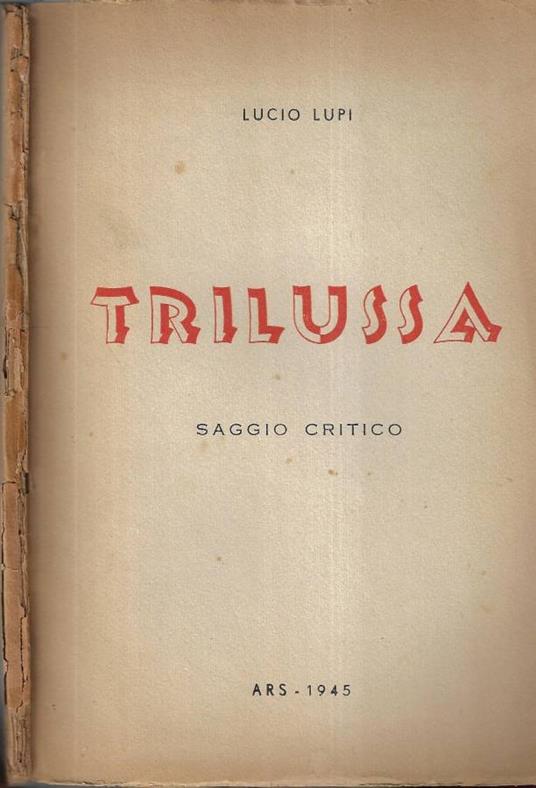Trilussa ( Autografo ) - copertina