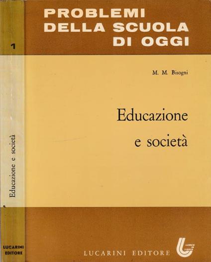 Educazione e società - copertina