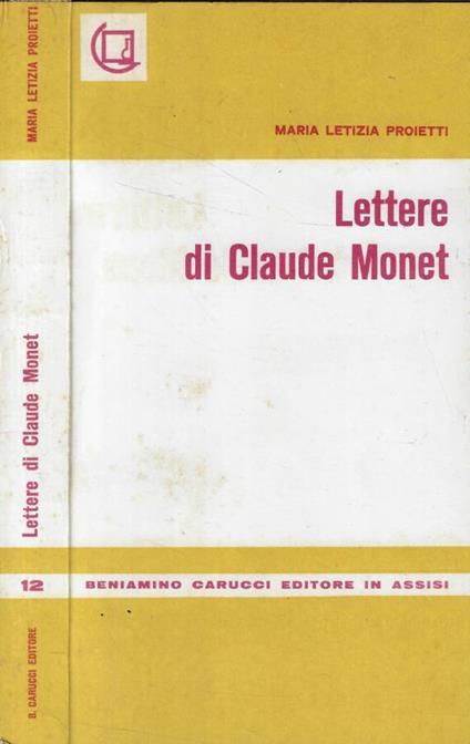 Lettere di Claude Monet - copertina
