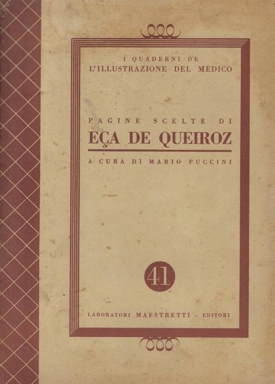 Pagine scelte di Eca de Queiroz - copertina