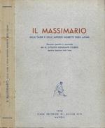 Il Massimario delle Tasse e delle Imposte Indirette sugli Affari (Massime raccolte o enunciate dal Dr. Ottavio Nunziante Cesàro) [Autografo]