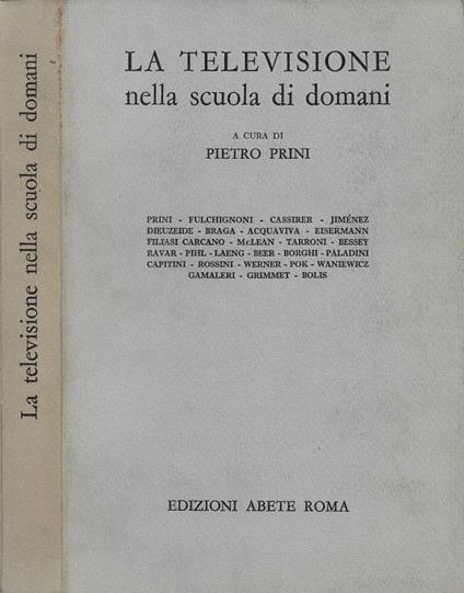 La televisione nella scuola di domani (Autografo) - copertina