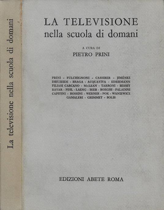 La televisione nella scuola di domani (Autografo) - copertina
