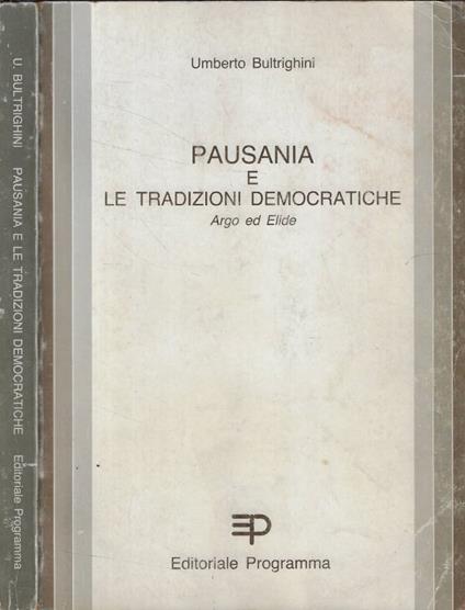 Pausania e le tradizioni democratiche - copertina