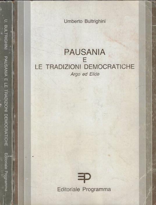 Pausania e le tradizioni democratiche - copertina