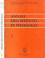 Annali dell'Istituto di pedagogia 3