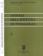 Annali dell'Istituto di pedagogia 4