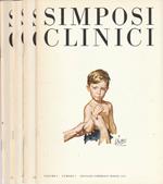 Simposi clinici n 1,2,3,4 vol 8 anno 1971