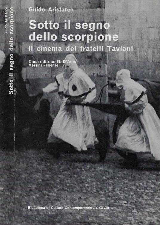 Sotto il segno dello scorpione - Guido Aristarco - copertina