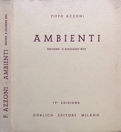 Ambienti - Pippo Azzoni - copertina