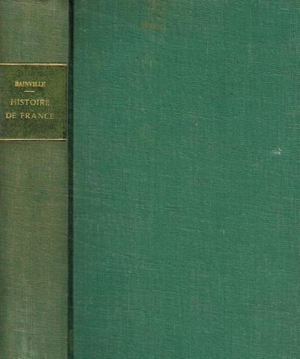 Histoire de France - Jacques Bainville - copertina