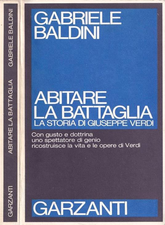 Abitare la battaglia - Gabriele Baldini - copertina