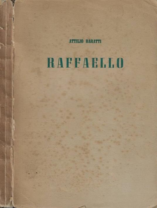 Raffaello - Attilio Baratti - copertina