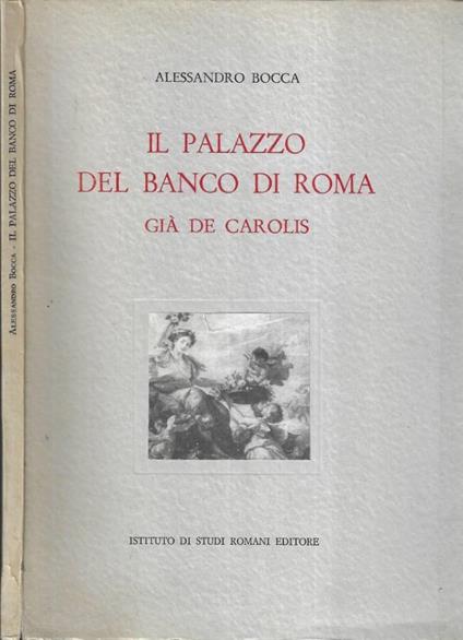Il palazzo del Banco di Roma - Alessandro Bocca - copertina