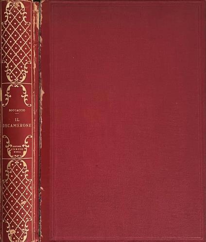 Il Decamerone - Giovanni Boccaccio - copertina