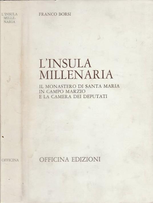 L' insula millenaria - Franco Borsi - copertina