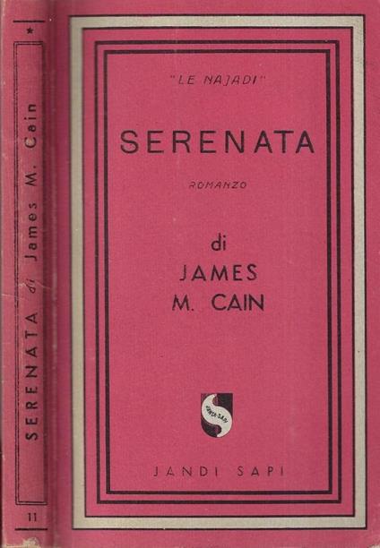 Serenata - James M. Cain - copertina