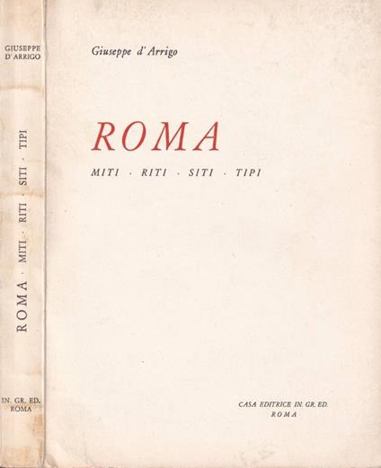 Roma - Giuseppe D'Arrigo - copertina