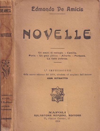 Novelle - Edmondo De Amicis - copertina