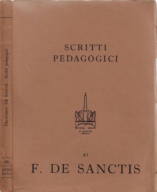 Scritti Pedagogici - Francesco De Sanctis - copertina