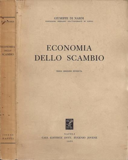 Economia dello Scambio - Giuseppe Di Nardi - copertina