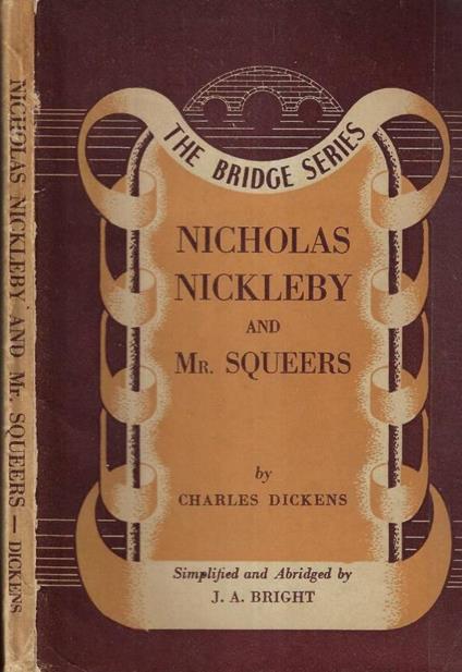 Nicholas Nickleby and Mr. Squeers - Charles Dickens - copertina