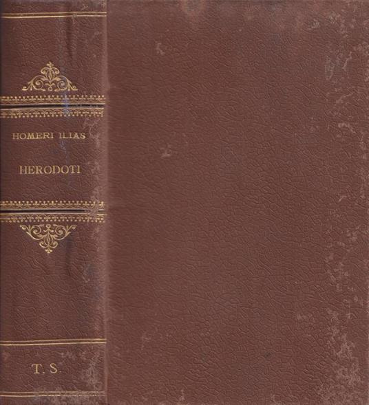 Homeri Ilias, parte I - Guilielmus Dindorf - copertina