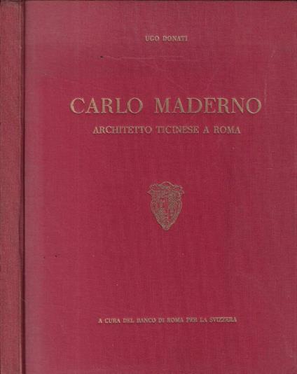 Carlo Maderno - Ugo Donati - copertina