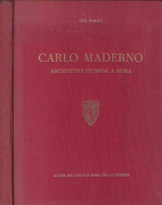 Carlo Maderno - Ugo Donati - copertina