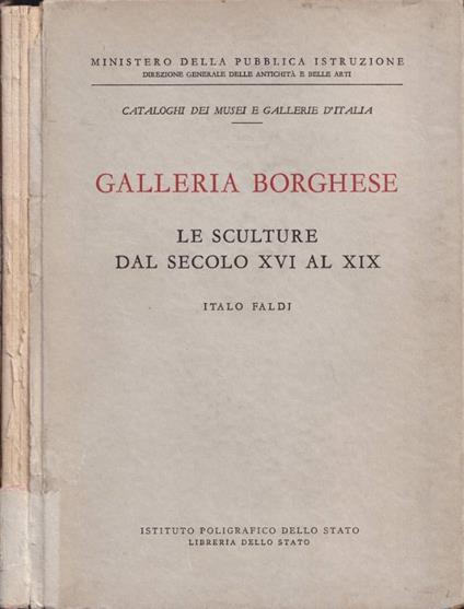 Galleria Borghese - Italo Faldi - copertina