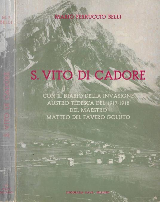 S. Vito di Cadore - Mario Ferruccio Belli - copertina