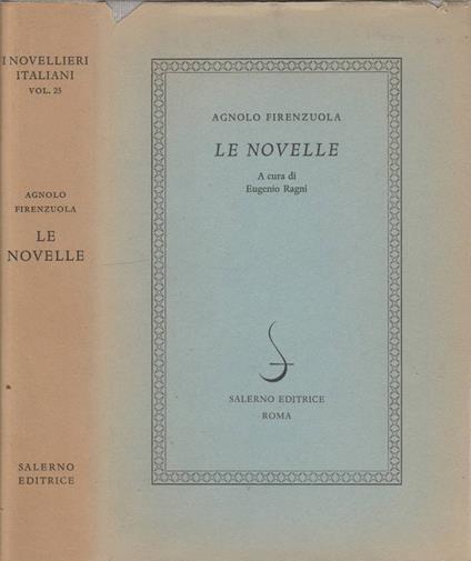 Le novelle - Agnolo Firenzuola - copertina