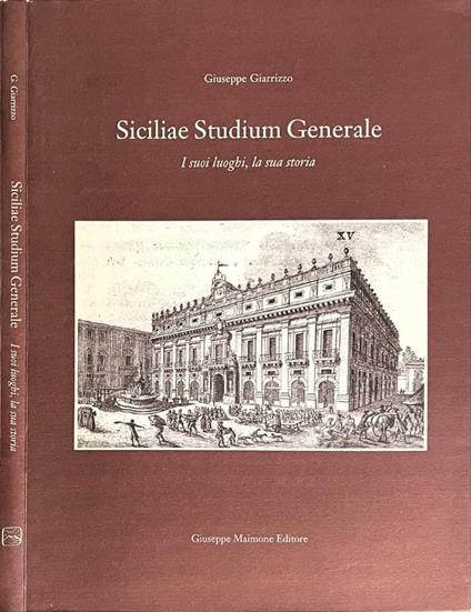 Siciliae Studium Generale - Giuseppe Giarrizzo - copertina