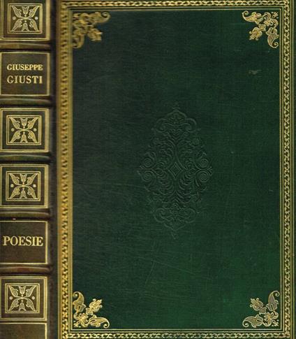 Poesie - Giuseppe Giusti - copertina