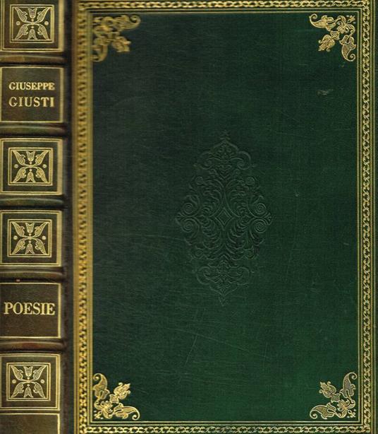 Poesie - Giuseppe Giusti - copertina