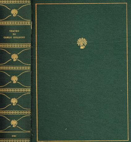 Teatro di Carlo Goldoni - Carlo Goldoni - copertina