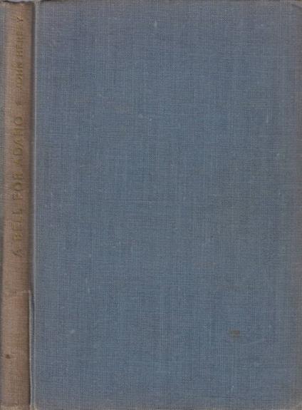 A bell for Adano - John Hersey - copertina