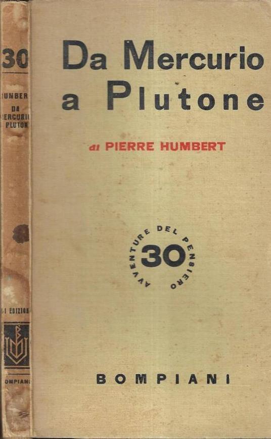 Da Mercurio a Plutone - Pierre Humbert - copertina