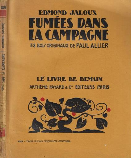 Fumées dans la campagne - Edmond Jaloux - copertina