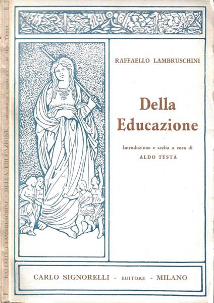 Della Educazione - Raffaello Lambruschini - copertina