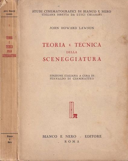 Teoria e tecnica della sceneggiatura - John Howard Lawson - copertina