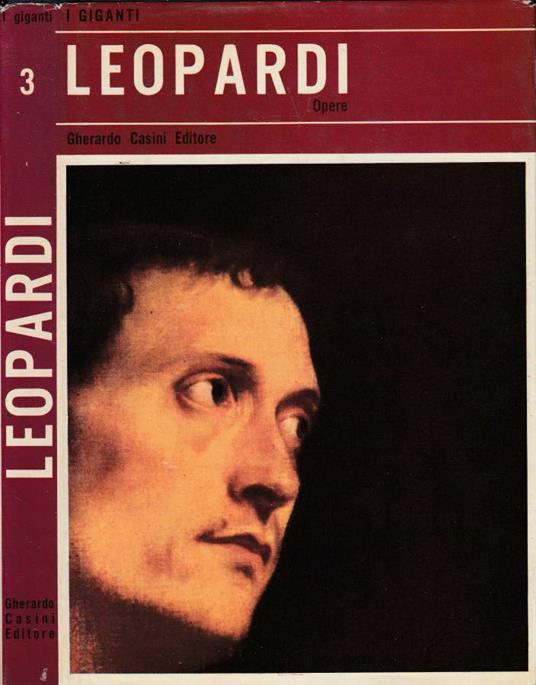 Opere - Giacomo Leopardi - copertina