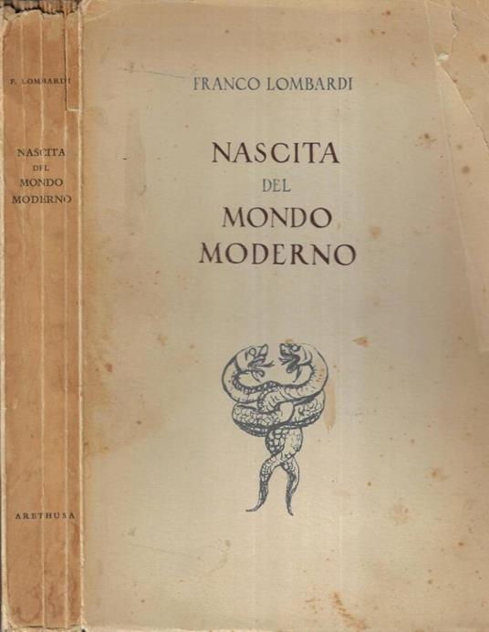 Nascita del mondo moderno - Franco Lombardi - copertina