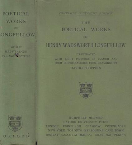 The Poetical Works - Henry Wadsworth Longfellow - copertina