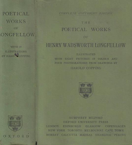 The Poetical Works - Henry Wadsworth Longfellow - copertina
