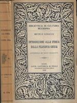 Introduzione alla storia della filosofia greca