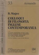 Colloqui di filosofia inglese contemporanea