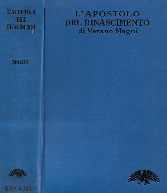 L' Apostolo del Rinascimento - Verano Magni - copertina